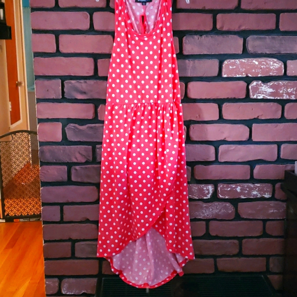 Chillypop sleeveless girls high low dress 10/12